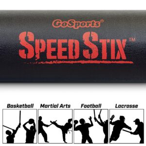 GoSports Tear Proof SpeedStix Mixed Martial Arts & Sports Padded Contact Sticks For Lacrosse, Hockey, Basketball, Football, and More (2 Pack)