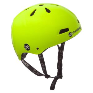 Punisher Skateboards Skateboard Helmet Neon Yellow