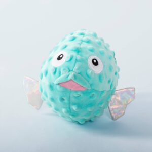 PetShop by Fringe Studio Puffed Up Puffer Fish Dog Toy