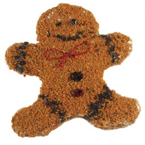 Home & Garden 6.0" Birdie Cookies Santa Snowman Reindeer Ginger Mr Bird - Bird And Wildlife Food