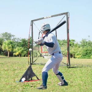 Net Playz 5' x 5' Baseball and Softball Practice Pitching Net - Black