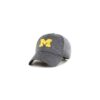 NCAA Michigan Wolverines Men's Gray Structured with Mesh Hat