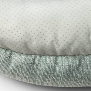 Rectangular Cuddler Faux Linen Dog Bed - S - Boots & Barkley™