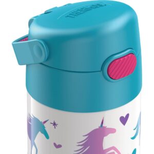 Thermos Unicorn 12oz FUNtainer Water Bottle with Bail Handle - Blue