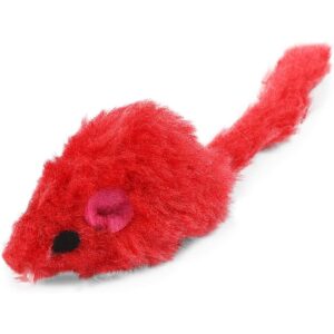 Okuna Outpost 60 Pack Mice Toys for Cat, Colorful Mouse Rattles for Pets, 4 Colors (2 x 0.7 in)
