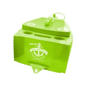 TRC Recreation Water Resistant Floating Super Soft Goodlife Drink Beverage Kooler Cooler for Water Adventures and Activities, Fierce Green