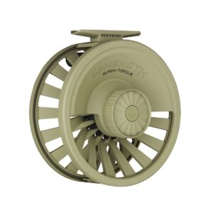 Redington Behemoth Mighty Deep Spool Ambidextrous 4/5 Fly Fishing Reel, Desert