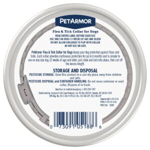 Pet Armor Flea and Tick Collar for Dogs