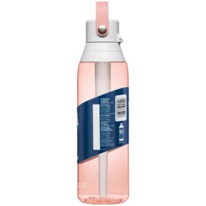 Brita Premium 26oz BPA Free Water Bottle with Filter - Blush Pink