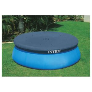 Intex 10' Easy Set Above Ground Swimming Pool Vinyl Round Cover Tarp + 8' Cover