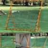 EZ Goal 6 x 6 Ft Folding Lacrosse Rebounder Ball Pitch Bounce Back Practice Net