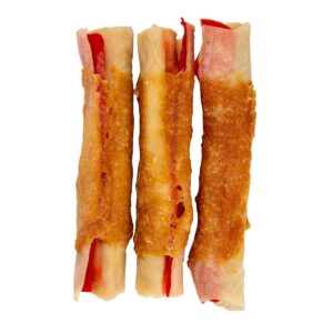 Good 'n' Fun Triple Flavor Rolls Rawhide Dog Treats Value Bag