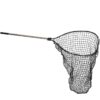 Frabill 8415 32 Inch Tangle Free Knotless Fish Friendly Extra Strong Stainless Steel Power Catch Weighted Fishing Net with Adjustable Handle