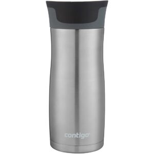 Contigo Autoseal West Loop 2.0 Travel Mug with Easy Clean Lid-2 Pack-Blue/Silver