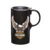 Evergreen Harley-Davidson Travel Latte Mug, Bar & Shield Eagle Tall Boy, 20 oz