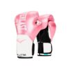 Everlast Pro Style Elite Exercise Workout Training Boxing Gloves for Sparring, Heavy Bag and Mitt Work, Size 8 Ounces, Pink/White