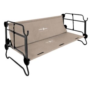 Disc-O-Bed XL Cam-O-Bunk Cot with Organizers and No Slip Foot Pads Set of 4