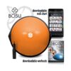 Bosu 72-10850 Home Gym Equipment The Original Balance Trainer 65 cm Diameter, Orange and Black