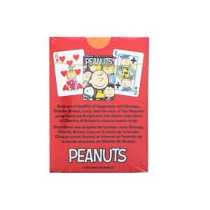 NMR Distribution Peanuts Cast Playing Cards | 52 Card Deck + 2 Jokers