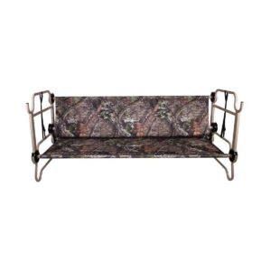Disc-O-Bed XL Cam-O-Bunk Benchable Bunked Mossy Oak Double Cot w/ Organizers