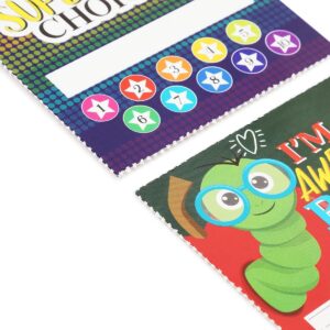 144-Pack Good Behavior Incentive Reward Cards, Motivate Kids Students, Ideal for Classroom, Home & Teacher, 3x3 inches