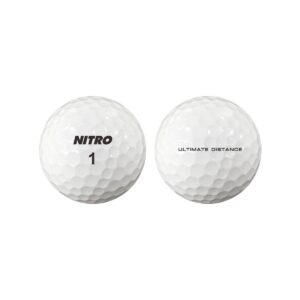 Nitro Golf Ultimate Distance Golf Balls White - 30pc