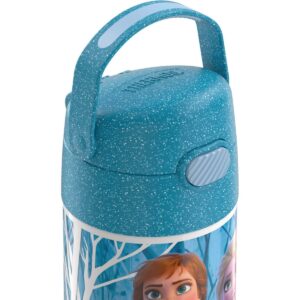 Thermos Frozen 2 12oz FUNtainer Water Bottle with Bail Handle - Blue Glitter