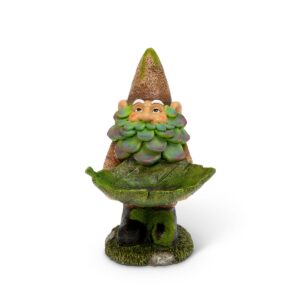 GIL 13.4"H Resin Garden Gnome Bird Feeder