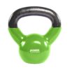 Power Systems Premium Vinyl Covered Cast Iron Kettlebell Prime Home Gym Exercise Weight Training Accessory, 30 Pounds, Green