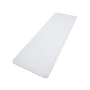 Adidas ADYG-10100WH Universal Exercise Roll Up Slip Resistant Fitness Pilates and Yoga Mat, 8mm Thick, White