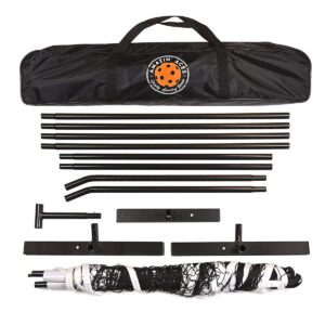 Amazin' Aces Portable Regulation Size Pickleball Net with Easy-Snap Metal Frame, Tension Strap, and Carry Bag