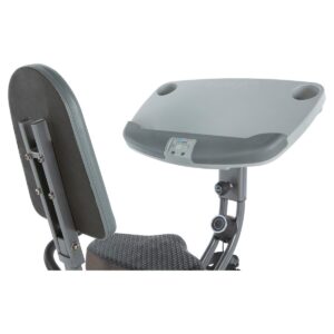 Exerpeutic Workfit 1000 Desk Station Folding Exercise Bike with Pulse