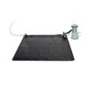 Intex 28685E 47 Inch x 47 Inch Eco-Friendly Solar Pool Water Heater Mat for 8,000 Gallon Above Ground Swimming Pool with Hose Attachment, Black