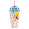 Just Funky Sailor Moon 16oz. Carnival Cup with Glitter Dome Lid