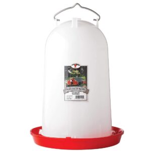 Little Giant Extra Large 3-Gallon Capacity Heavy-Duty Plastic Gravity Fed Poultry Waterer System (6 Pack)