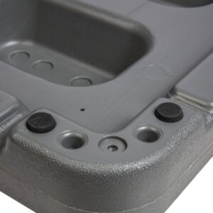 Escalade Sports 4" Stackable Aerobic Exercise Platform Step Deck - Gray