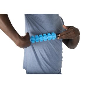 Mind Reader Blue Muscle Roller Deep Tissue Massage Stick for Sore Muscles