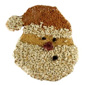 Home & Garden 6.0" Birdie Cookies Santa Snowman Reindeer Ginger Mr Bird - Bird And Wildlife Food