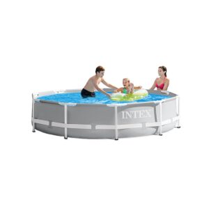 Intex 10' x 30" Above Ground Swimming Pool w/ 330 GPH Filter Pump & Pool Ladder