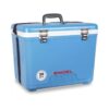 Engel 30-Quart 48 Can Portable Leak-Proof Compact Lightweight Insulated Airtight Hard Drybox Cooler for Fishing, Hunting, and Camping, Artic Blue