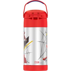 Thermos Spider-Man 12oz FUNtainer Water Bottle with Bail Handle - Red