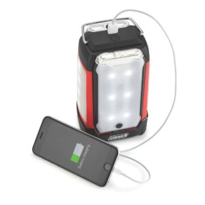 Coleman 2-Panel 400L LED Lantern - Red