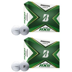 Bridgestone 2020 PGA Tour B RXS Golf Balls with REACTIV Cover, White (2 Dozen)