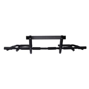 HolaHatha Heavy Duty Door Way Pull Up Bar Chin Up Dip Station for Multiuse Doorway Portable Home Fitness Gym Workout to Build Upper Body Strength