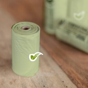 Earth Rated Compostable Waste Disposal Bags - 4 Rolls/60 Bags