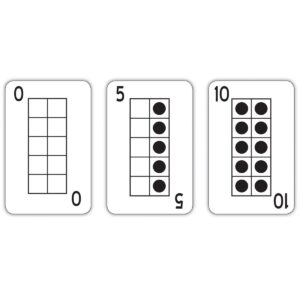 Learning Advantage Ten Frame Playing Cards - 46 Cards