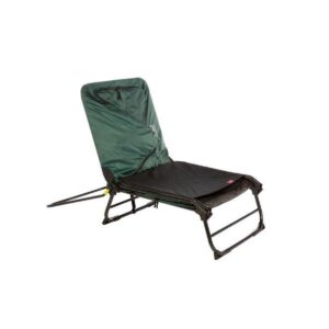 Kamp-Rite Original Portable Cot, Versatile Design Converts into Cot, Chair, or Tent w/ Easy Setup, Waterproof Rainfly & Carry Bag Included, Green
