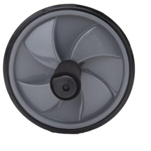 Mind Reader Dual Wheel Split Ab Roller, Black/Grey
