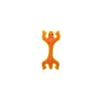 DuraForce Lizard Dog Toy - Orange