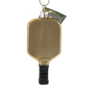 Old World Christmas 3.75" Pickleball Paddle Backyard Game  -  Tree Ornaments